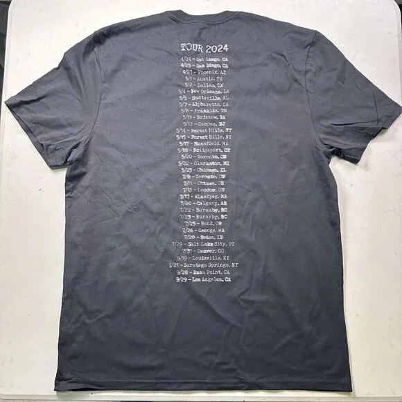 Neil Young 2024 Love Earth Tour T-Shirt Dateback Official Concert Merch - Picture 2 of 2